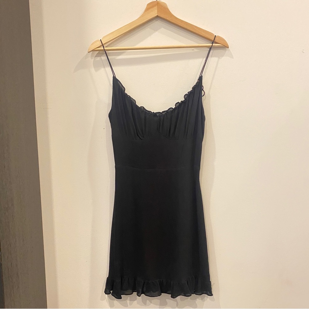 reformation black esther dress - Picture 7 of 8